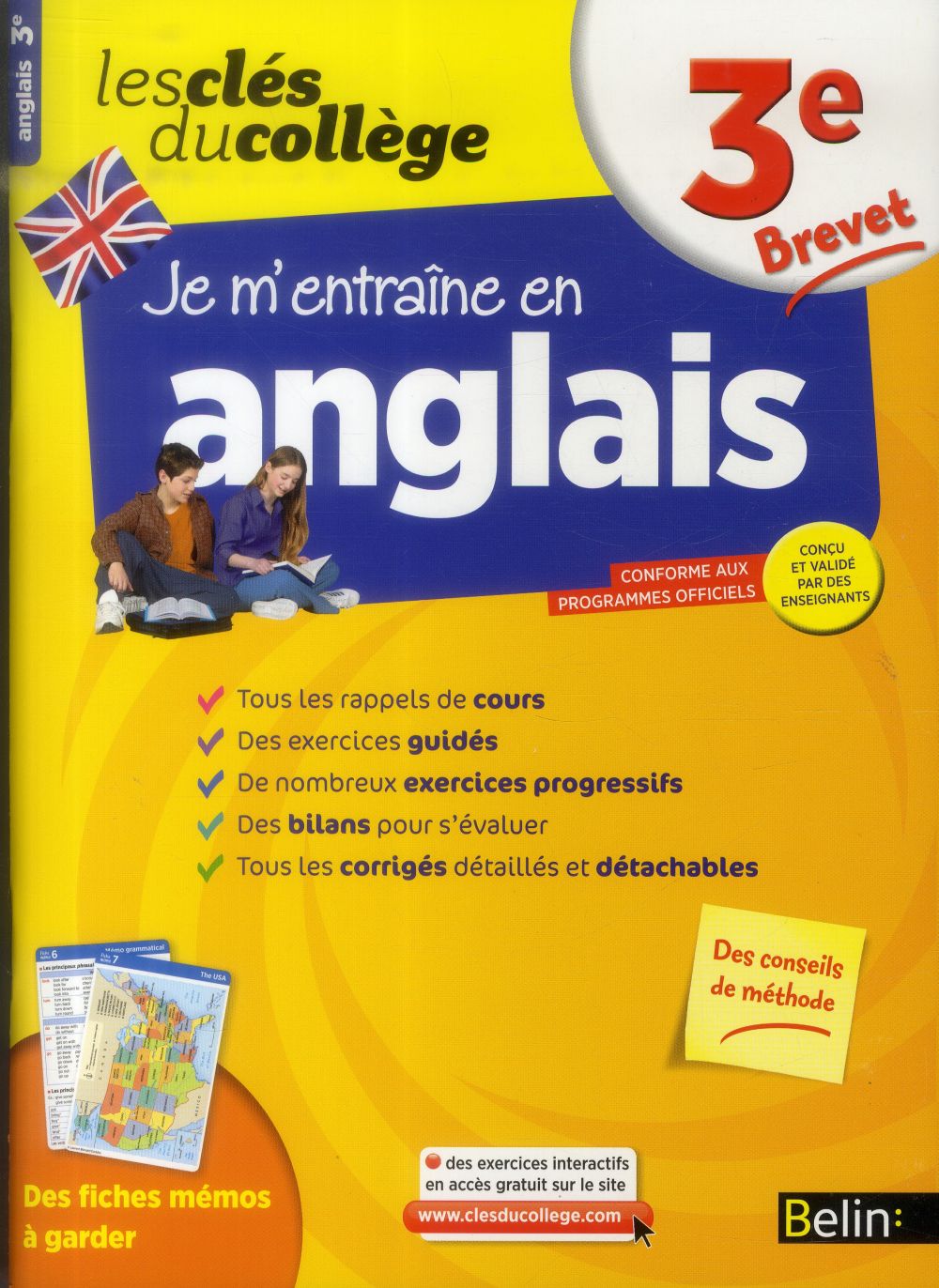 JE M'ENTRAINE EN ANGLAIS - 3EME - LES CLES DU COLLEGE