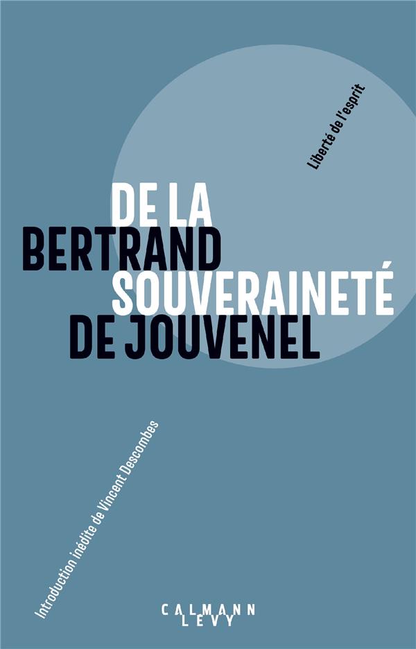 DE LA SOUVERAINETE