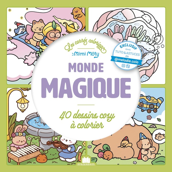 MONDE MAGIQUE - 40 DESSINS COSY A COLORIER
