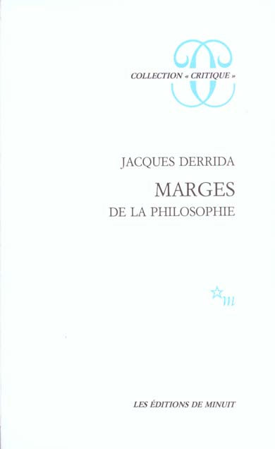 MARGES DE PHILOSOPHIE