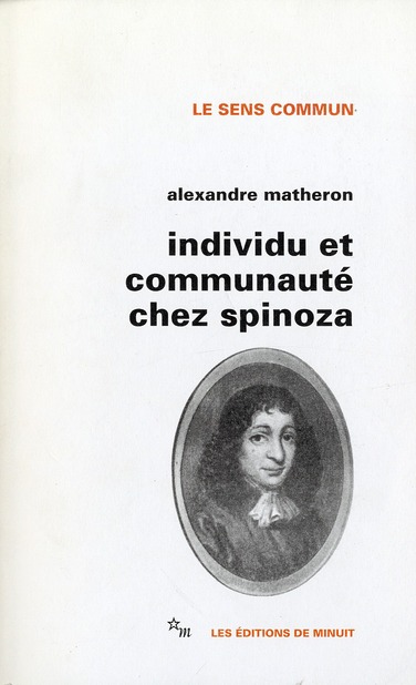 INDIVIDU ET COMMUNAUTE CHEZ SPINOZA