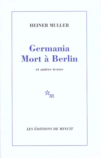 GERMANIA MORT A BERLIN