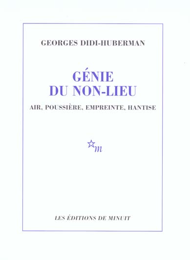 GENIE DU NON LIEU, AIR POUSSIERE EMPREINTE HANTISE - AIR, POUSSIERE, EMPREINTE, HANTISE