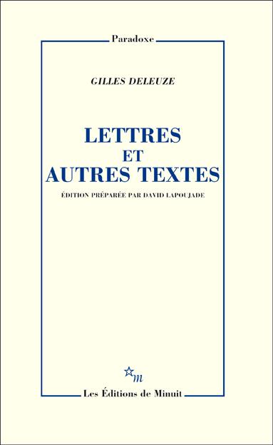 LETTRES ET AUTRES TEXTES