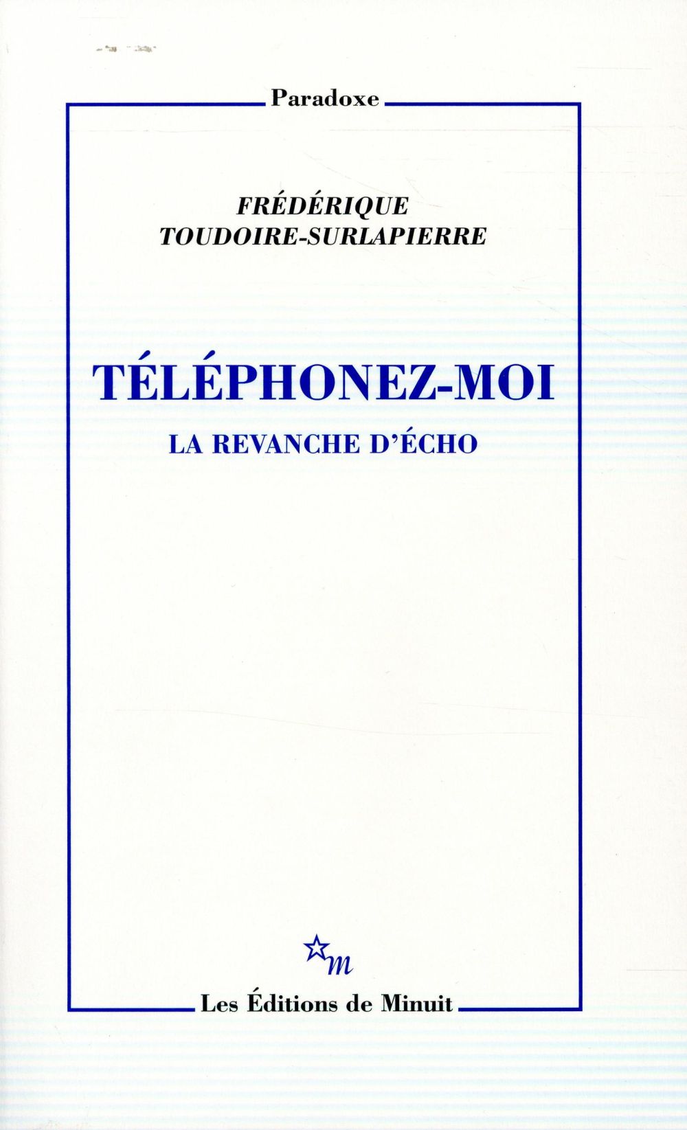 TELEPHONEZ-MOI LA REVANCHE D'ECHO - LA REVANCHE D ECHO