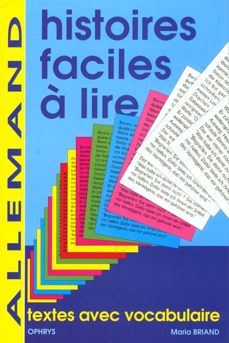 ALLEMAND, HISTOIRES FACILES A LIRE