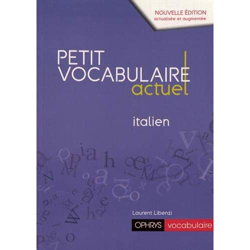 PETIT VOCABULAIRE ACTUEL ITALIEN
