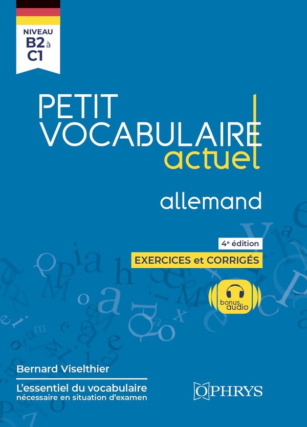 PETIT VOCABULAIRE ACTUEL ALLEMAND - 4E ED.