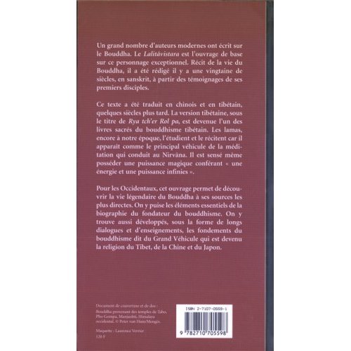 LALITAVISTARA - VIE ET DOCTRINE DU BOUDDHA TIBETAIN