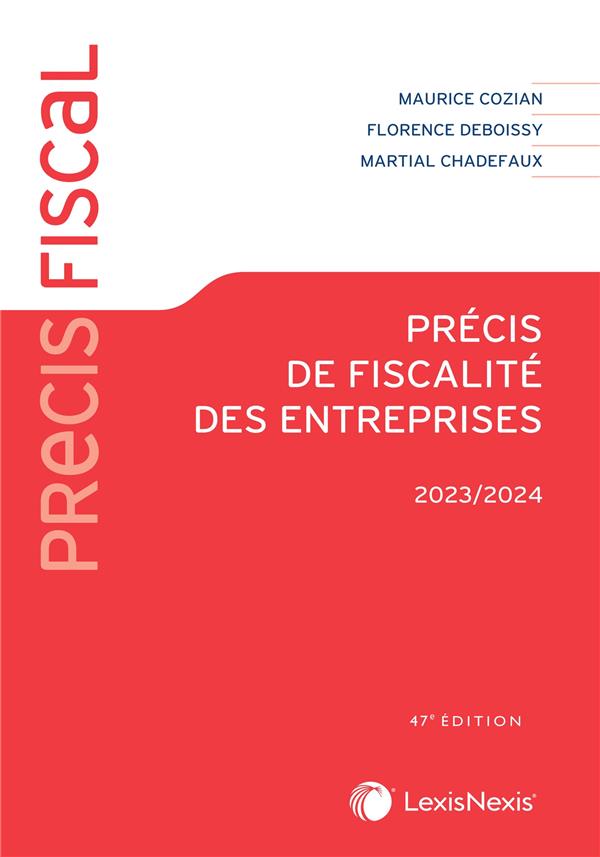 PRECIS DE FISCALITE DES ENTREPRISES 2023 - 2024
