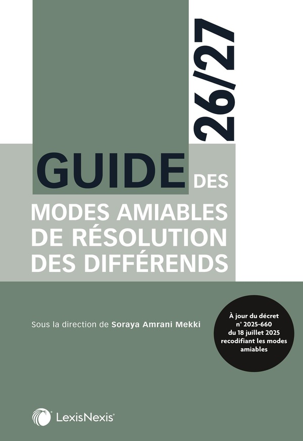GUIDE DES MODES AMIABLES DE RESOLUTION DES DIFFERENDS 2024 2025