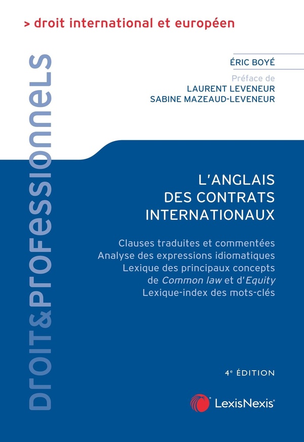 L'ANGLAIS DES CONTRATS INTERNATIONAUX