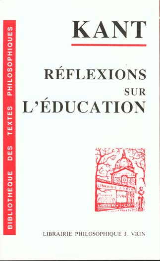 REFLEXIONS SUR L'EDUCATION