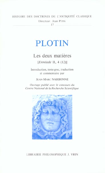 LES DEUX MATIERES (ENNEADE II, 4, [12])