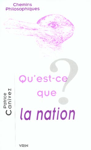 QU'EST-CE QUE LA NATION?