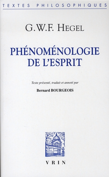 PHENOMENOLOGIE DE L ESPRIT (BROCHE)