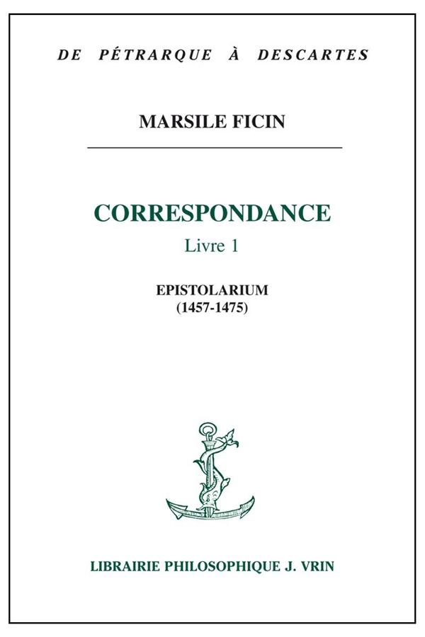 CORRESPONDANCE LIVRE I