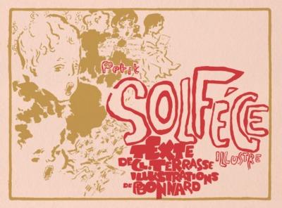 PETIT SOLFEGE ILLUSTRE PAR M. BONNARD FAC SIMILE