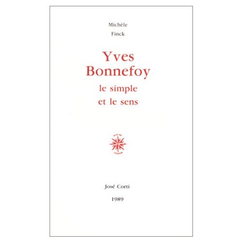 YVES BONNEFOY