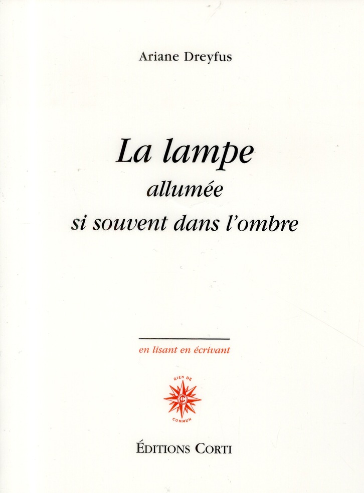 LA LAMPE ALLUMEE SI SOUVENT DANS L'OMBRE 1986-2011