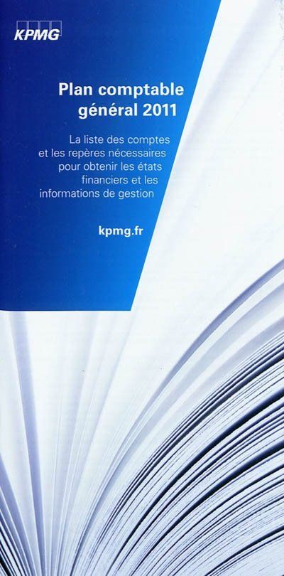 PLAN COMPTABLE GENERAL 2011