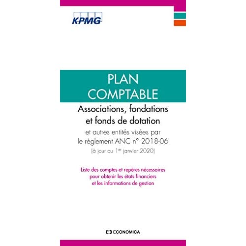 PLAN COMPTABLE 2020 - ASSOCIATIONS, FONDATIONS ET FONDS DE DOTATION