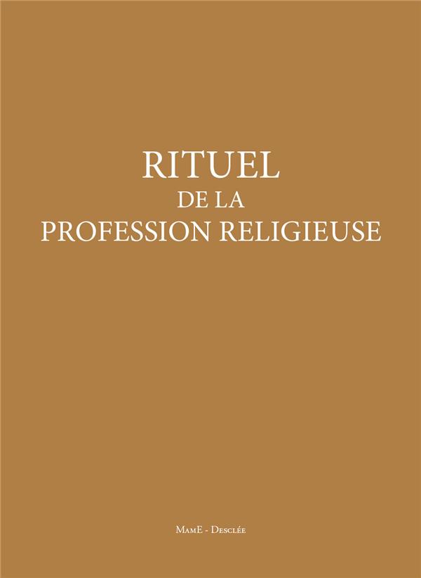 RITUEL DE LA PROFESSION RELIGIEUSE NE