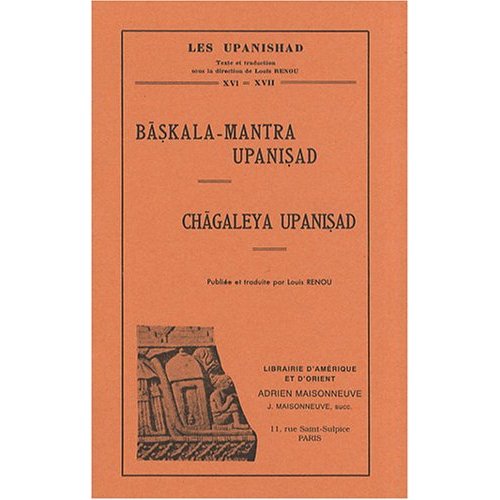 BASKALA-MANTRA UPANISAD, CHAGALEYA UPANISAD