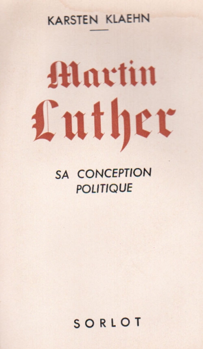 MARTIN LUTHER
