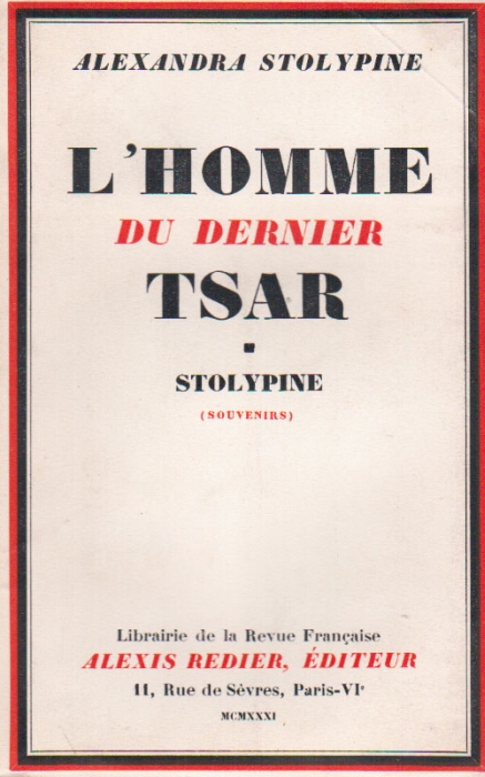 L'HOMME DU DERNIER TSAR