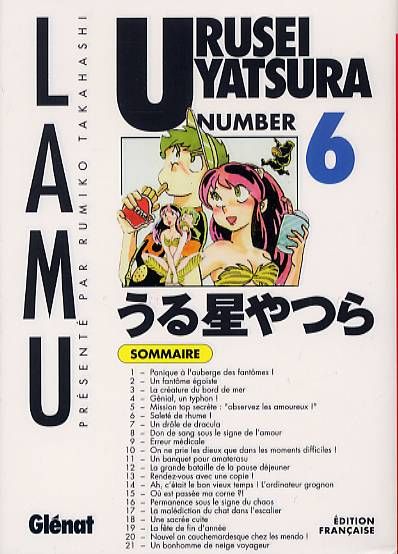 URUSEI YATSURA - TOME 06