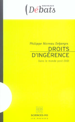 DROITS D'INGERENCE