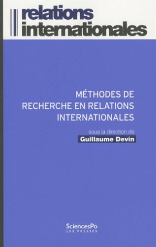 METHODES DE RECHERCHE EN RELATIONS INTERNATIONALES