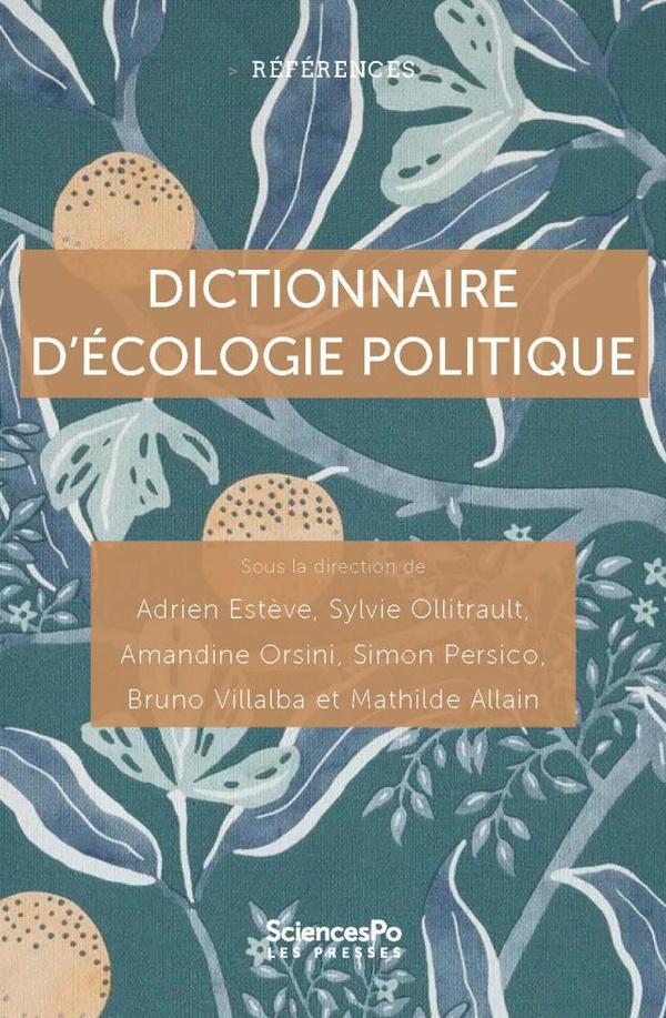 DICTIONNAIRE D'ECOLOGIE POLITIQUE