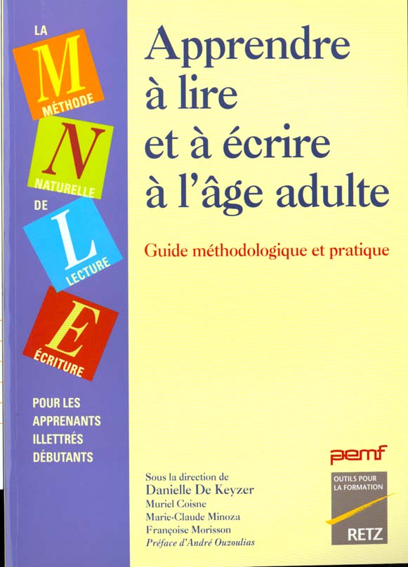 APPRENDRE A LIRE ET A ECRIRE A L'AGE ADULTE