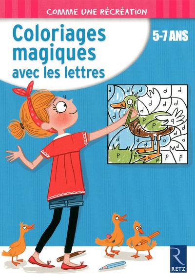 COLORIAGES MAGIQUES AVEC LES LETTRES