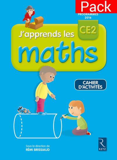 PACK DE 6 CAHIERS J'APPRENDS LES MATHS CE2