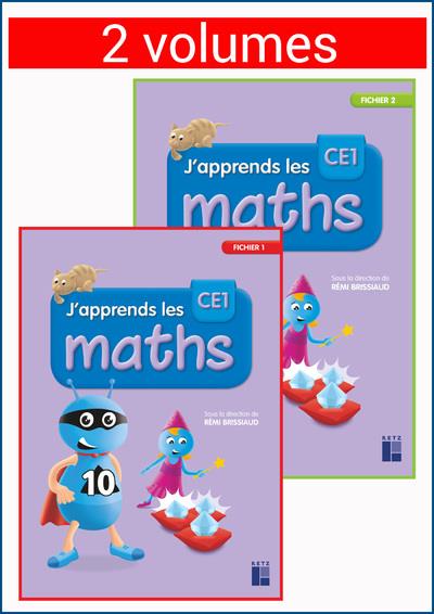 J'APPRENDS LES MATHS CE1 FICHIER DE L'ELEVE EN 2 VOLUMES