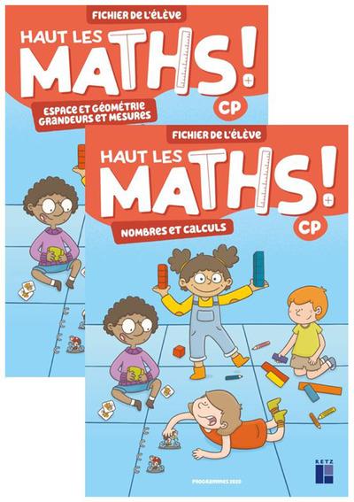 HAUT LES MATHS CP - FICHIER DE L'ELEVE EN 2 VOLUMES ED 2021
