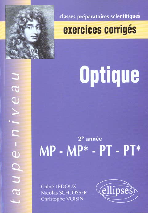 OPTIQUE MP-MP*-PT-PT* - EXERCICES CORRIGES