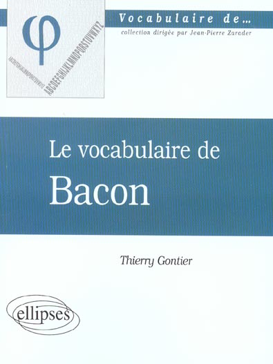 VOCABULAIRE DE BACON (LE)