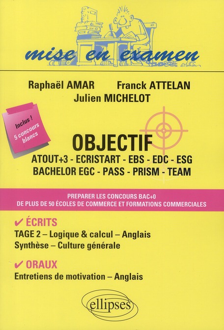 OBJECTIF ESG, ATOUT+3, ECRISTART, TEAM, PASS, PRISM, EGC, EDC  TOUTES MATIERES - UN VOLUME