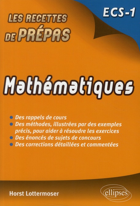 MATHEMATIQUES ECS-1