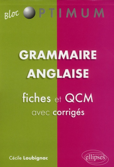 GRAMMAIRE ANGLAISE : FICHES ET EXERCICES