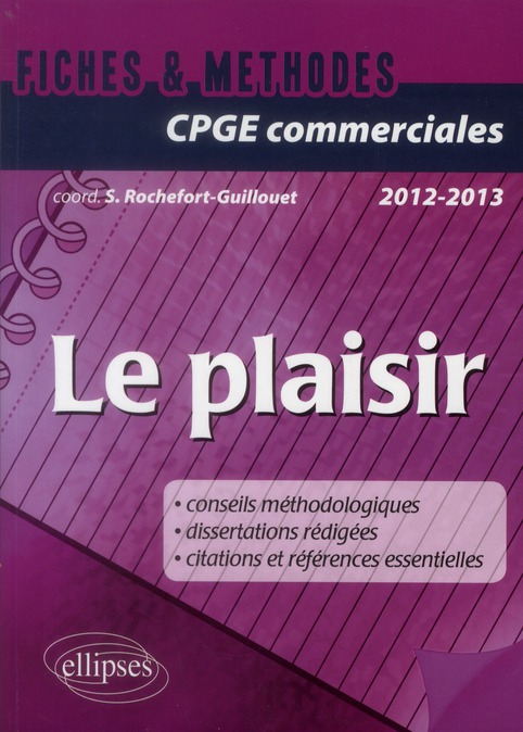 LE PLAISIR  PREPAS COMMERCIALES 2012-2013
