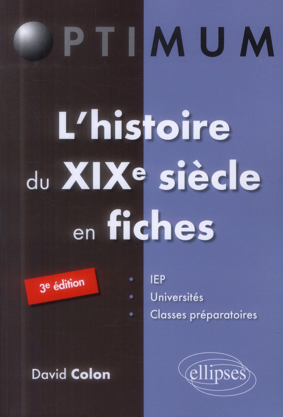 L HISTOIRE DU XIXE SIECLE EN FICHES - 3E EDITION