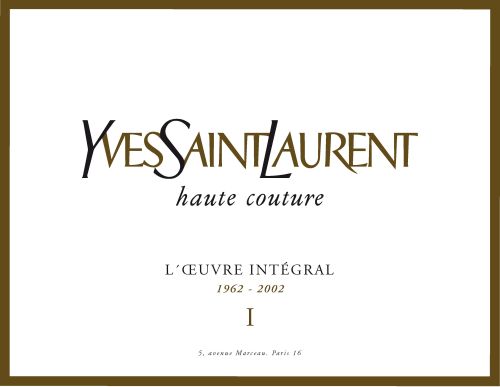 YVES SAINT-LAURENT, L'OEUVRE RAISONNE. H