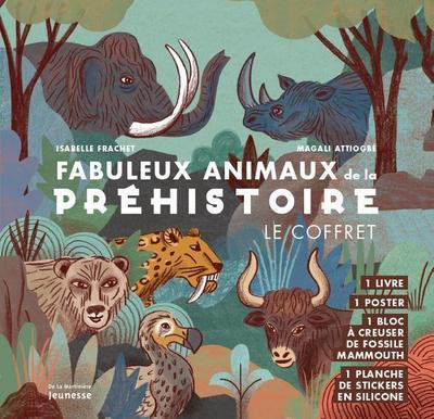 FABULEUX ANIMAUX DE LA PREHISTOIRE, LE COFFRET