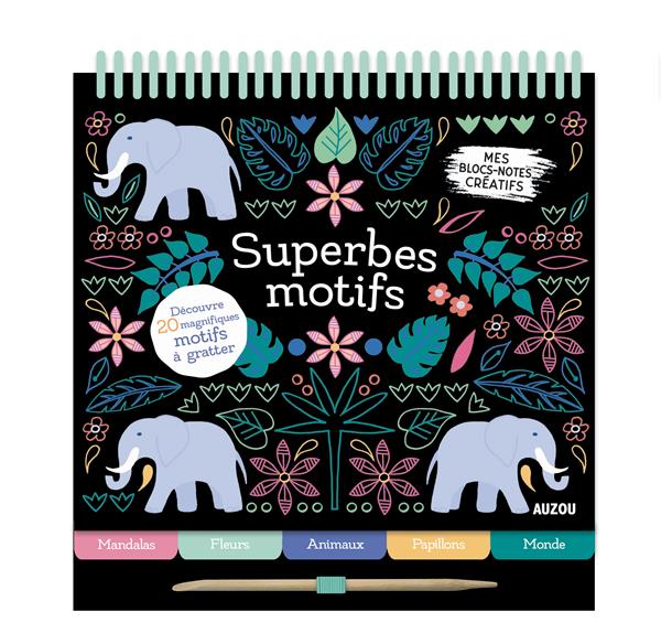 BLOCS-NOTES CREATIFS - SUPERBES MOTIFS