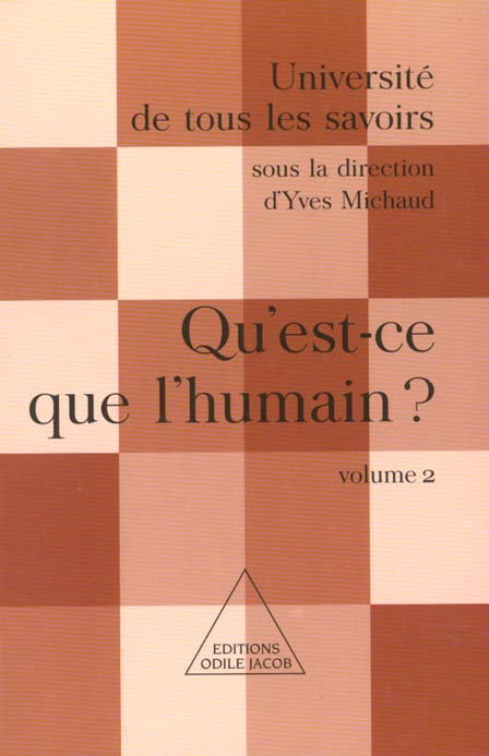 QU'EST-CE QUE L'HUMAIN ? - UTLS, VOLUME 2